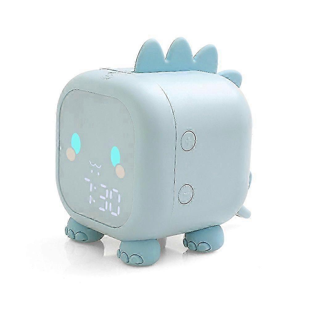Children's alarm clock with cute dinosaur numbers
