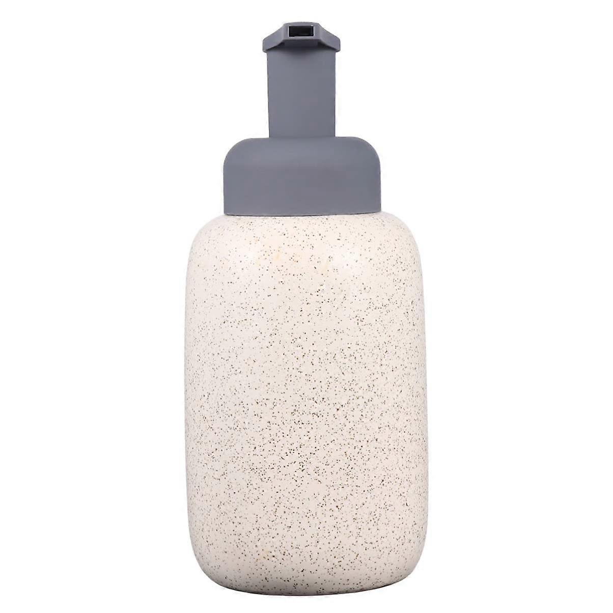 Ceramic Lotion Dispenser Pump Bottle with Refillable Design for Cosmetic and Soap Storage