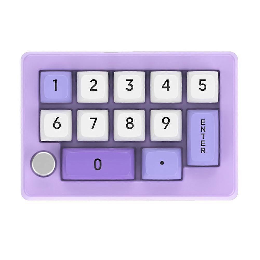 Hot Swappable RGB Mechanical Gaming Keyboard with 13 Keys Macro Programming and Mini Ergonomic Design