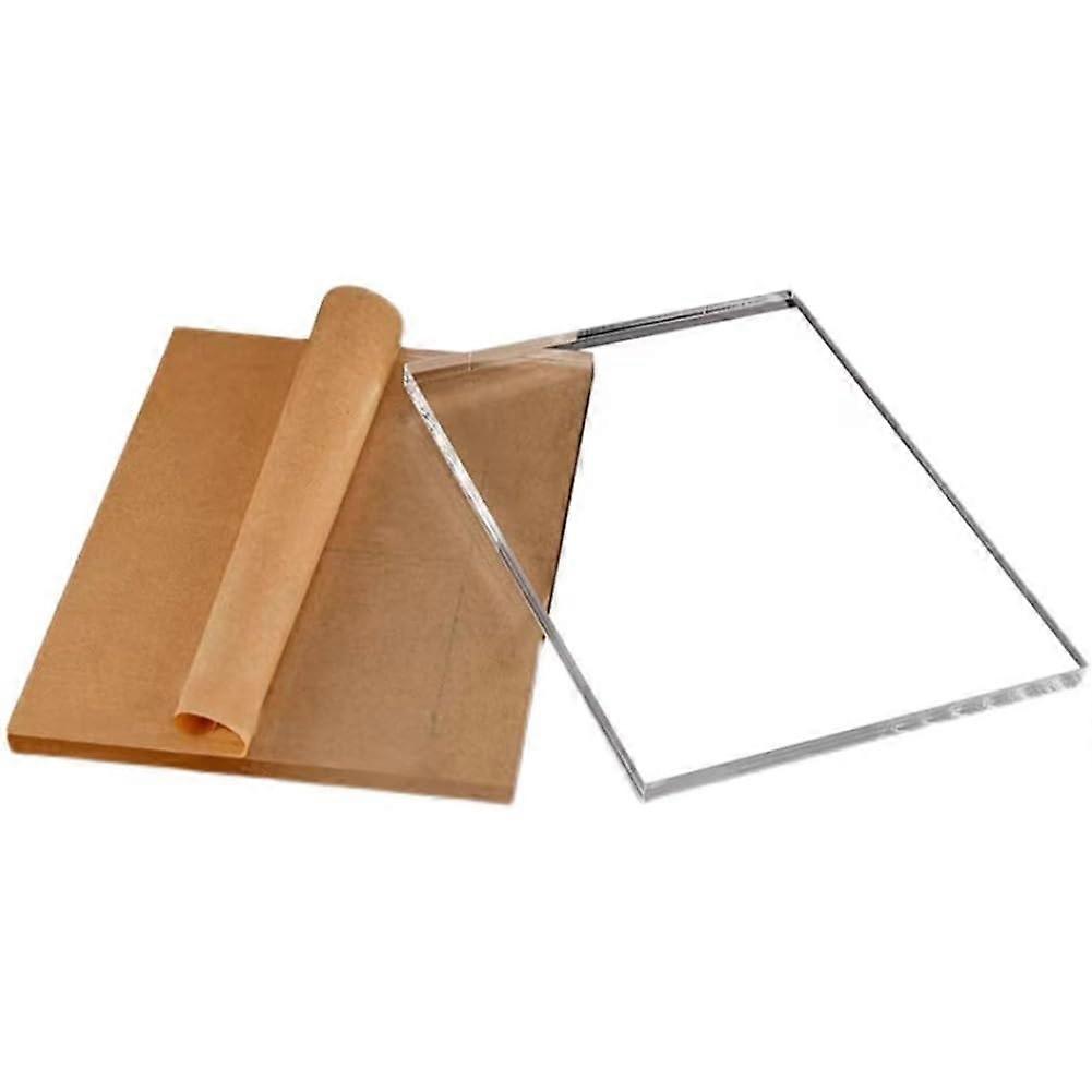 Clear Acrylic Sheet for Picture Frames, Shatterproof UV Resistant Plastic Board for DIY Crafts