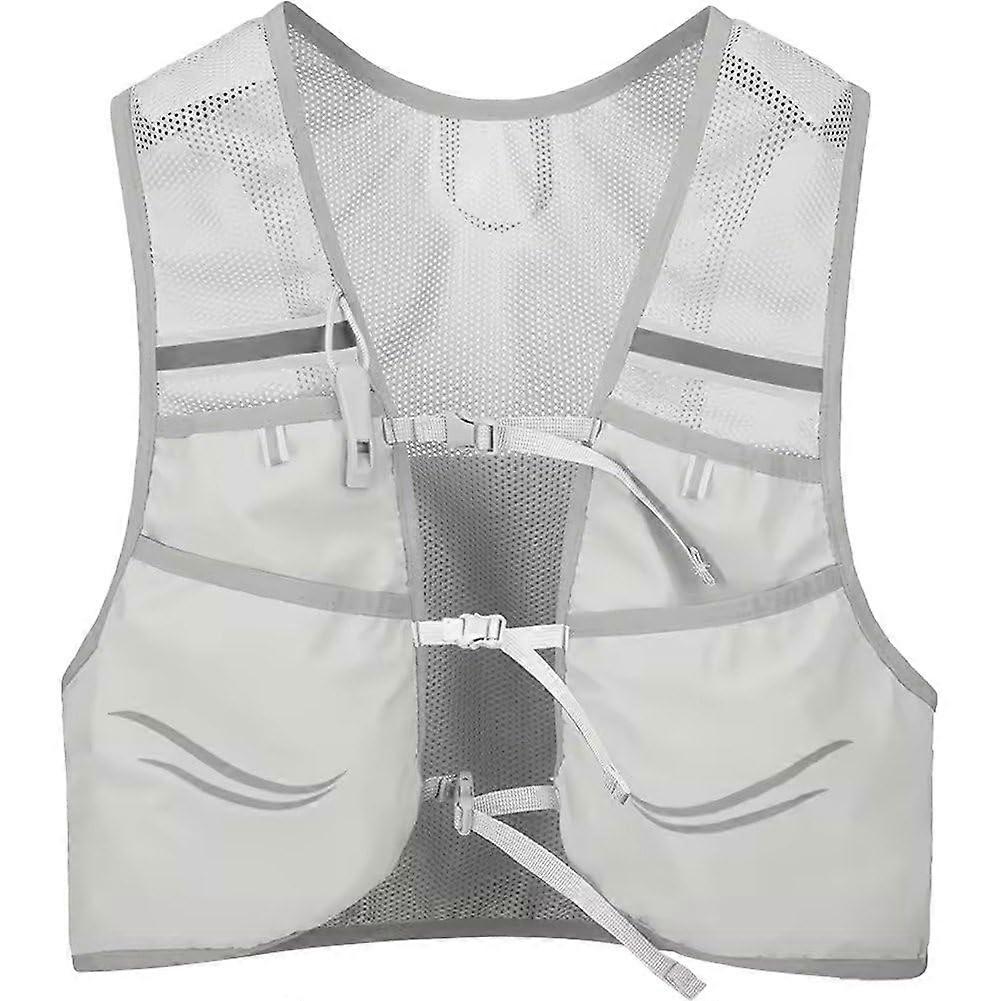 Running Hydration Vest for Men Women, Lightweight Reflective Backpack with Water Bladder and Multiple Pockets