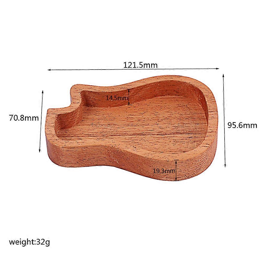Guitar Pick Case Plectrum Holder for Guitar Light Brown