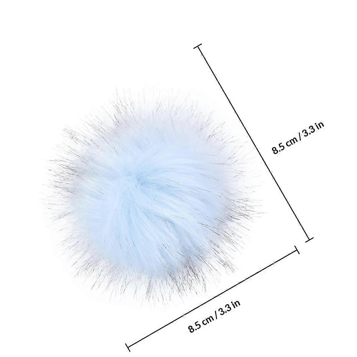 Hats Wool Ball Accessories for Decor 2Pcs Artificial Wool Ball