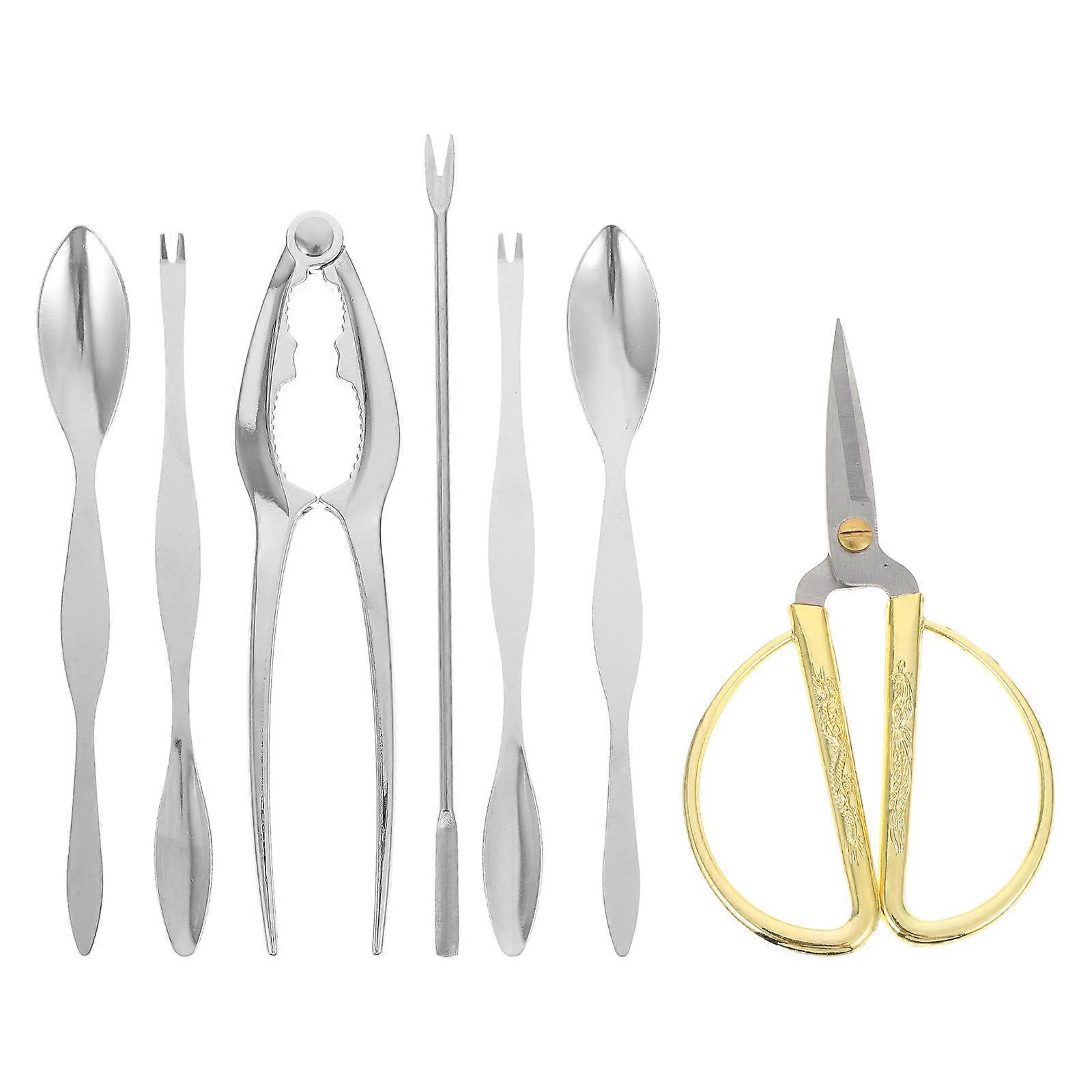 Seafood Tool Set for Eating Crab Effective Crab Shell Opening Tools 1Set