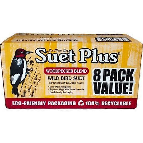 Suet Plus Suet Plus Woodpecker Value Pack, pacote com 8 unidades