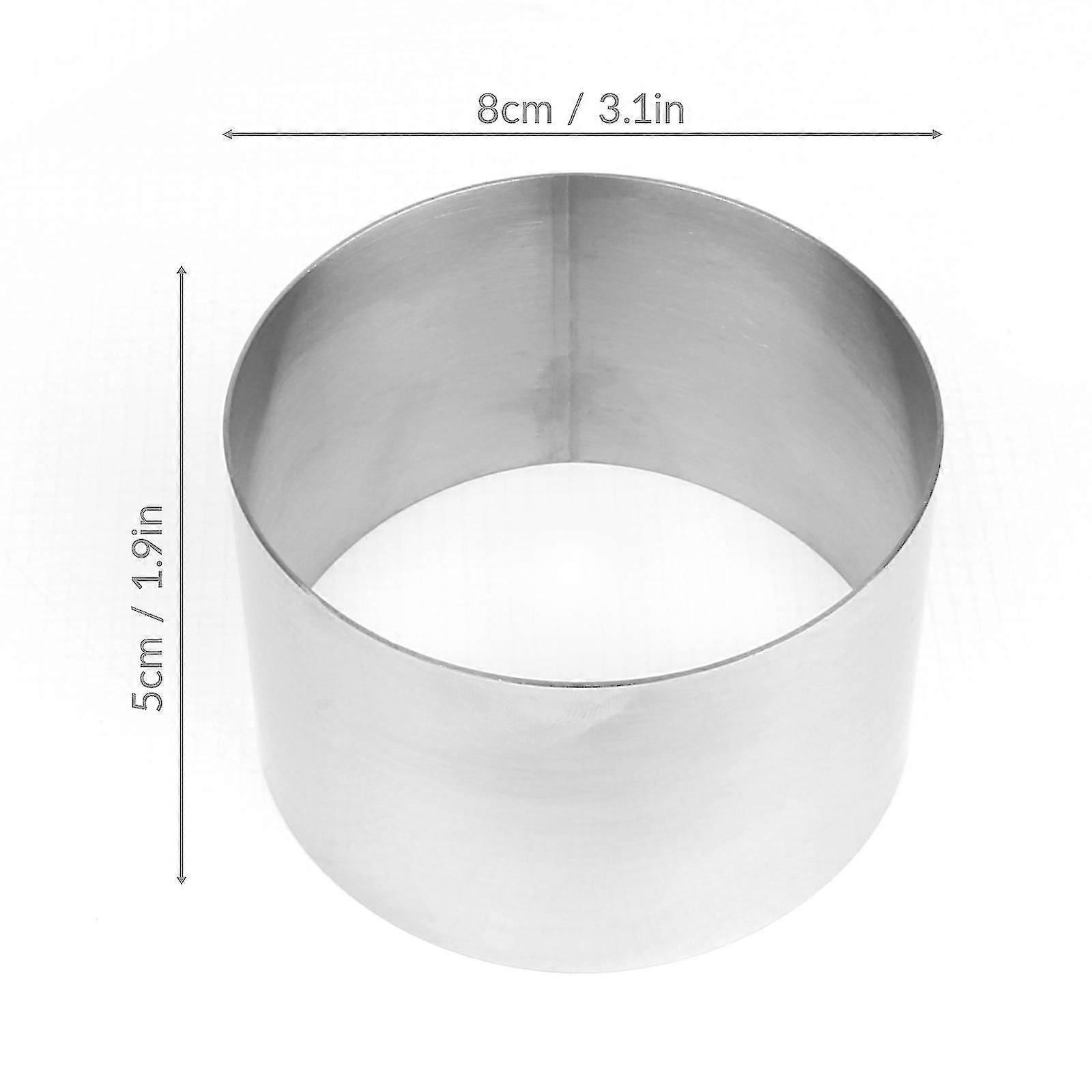 Cooking & Dessert Rings - 8 Piece