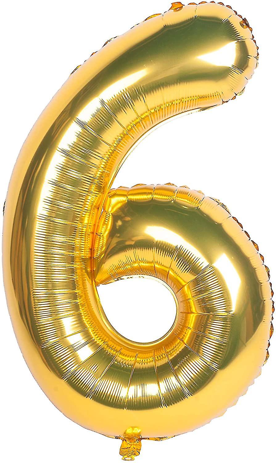 Ballons Numéro, 40 Pouces Rosa Hélium Mylar Ballons Ballon Anniversaire 7 An Pour Enfant Garçon