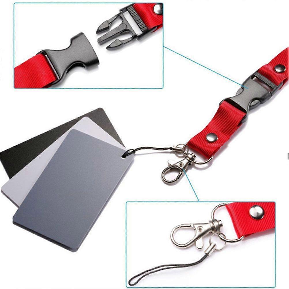 2Sets Portable White Balance Exposure Reference for Photographing