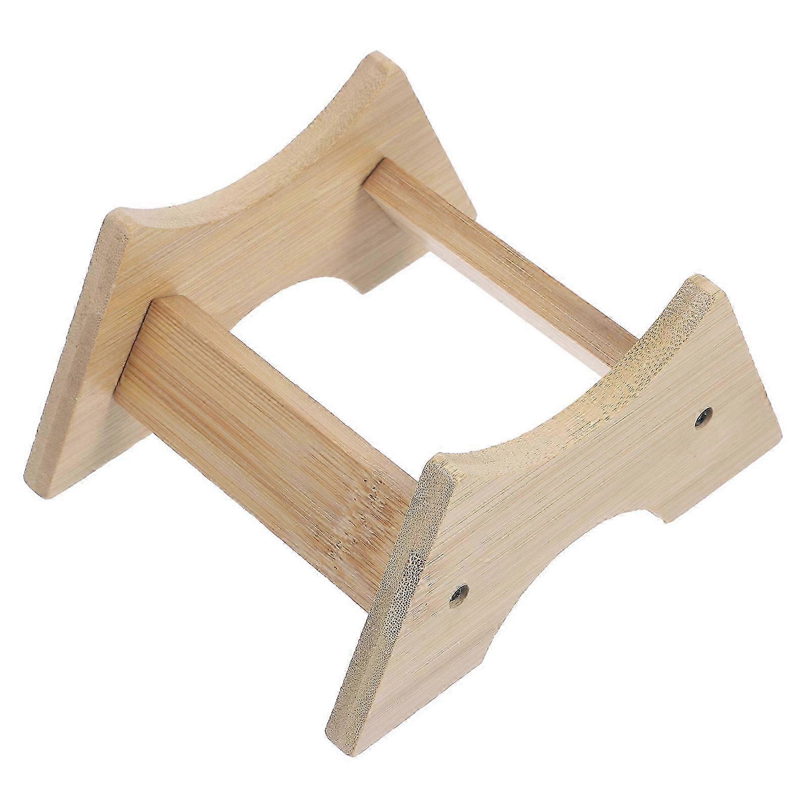 Holder til drikkedispenser i tre, elegant og solid stativ for servering til fest, 1-pakning