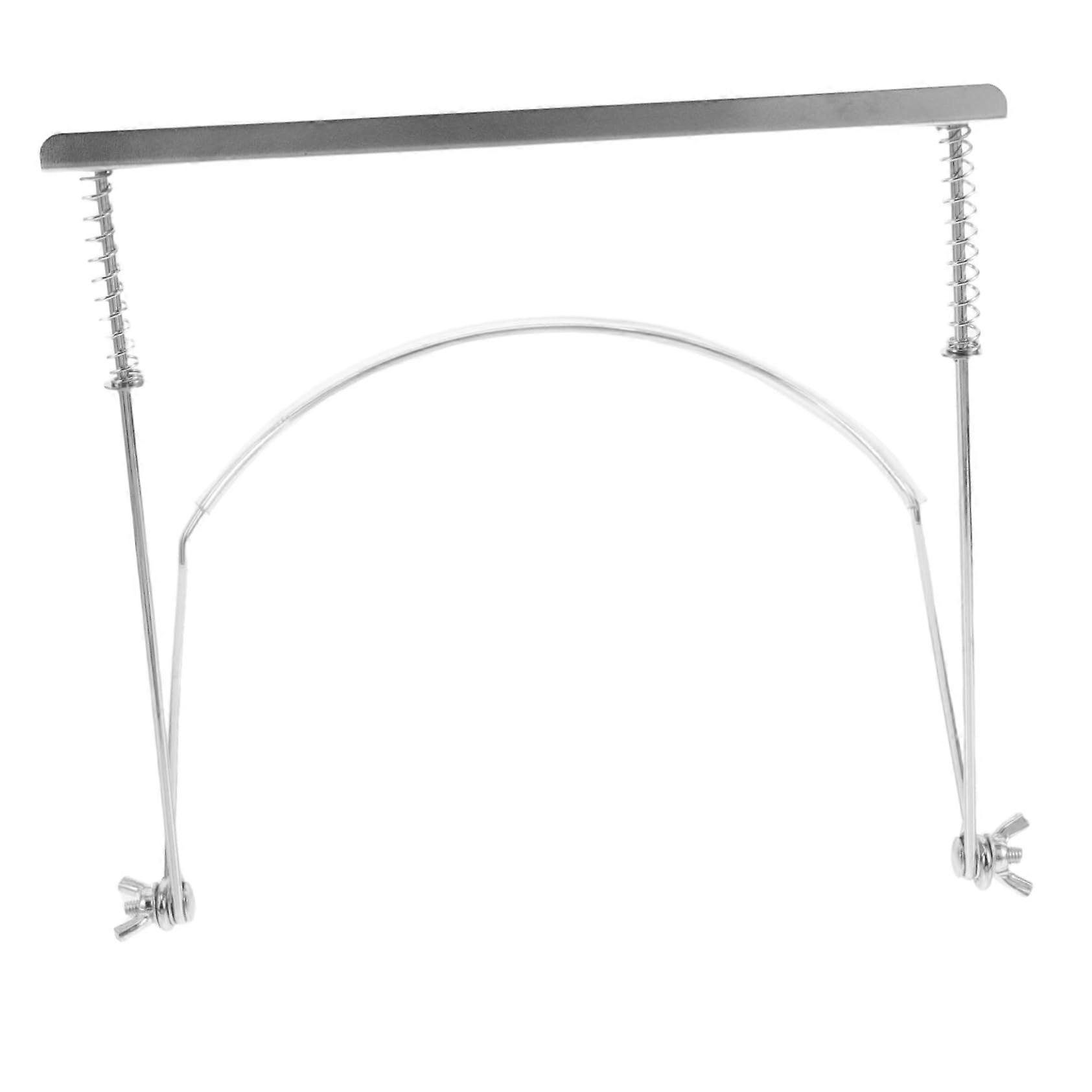 Harmonica Neck Holder Adjustable Metal Rack for Guitar Players Hands Ergonomic Support