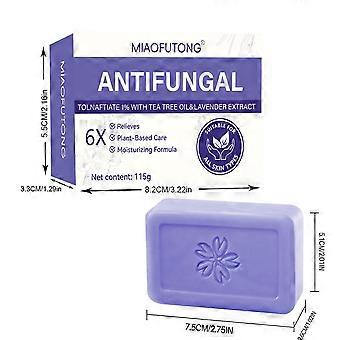 Tea Tree Oil Bar Soap, Plant-Based Moisturizing Body & Face Wash, Gentle Soothing Cleansing Soap for All Skin Types, 6 Pack 115g Each