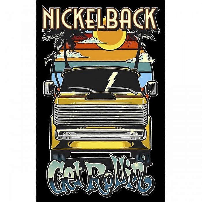 Póster textil de Nickelback Silver Side Up