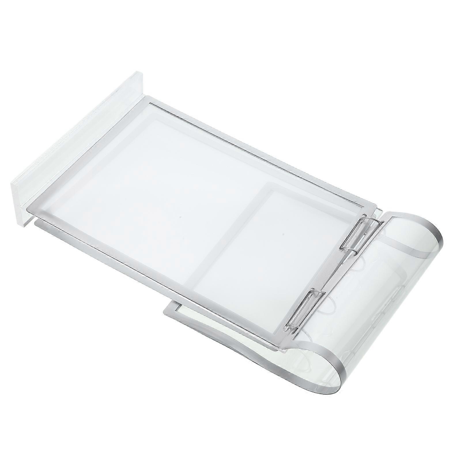 Acrylic Stand Table Menu Display Stand with Double Sided Holder 2Pcs