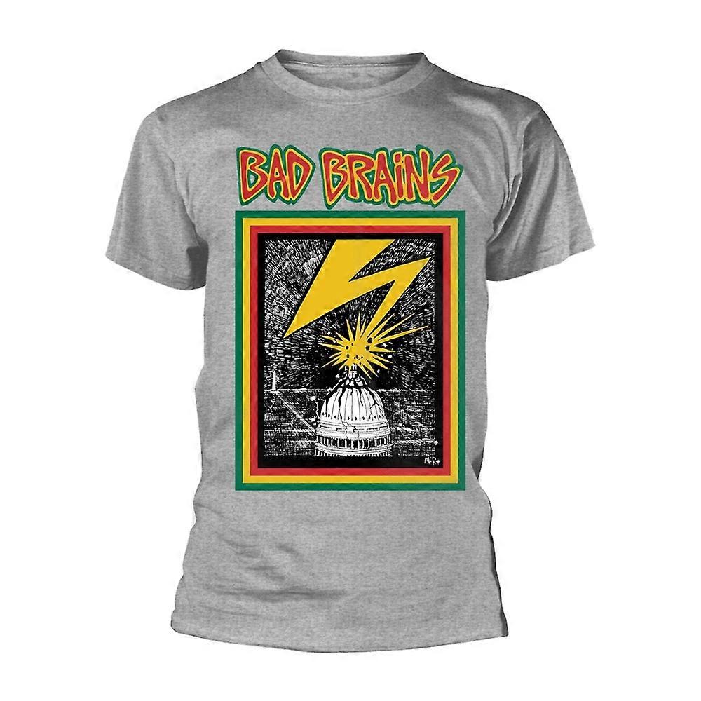 Camiseta cinza Bad Brains, modelo 1205