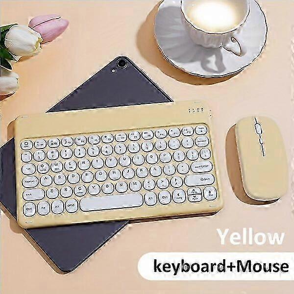 Wireless Keyboard and Mouse Combo, Multi-system Compatible, 25.4cm, Portable Wireless Keyboard and Mouse
