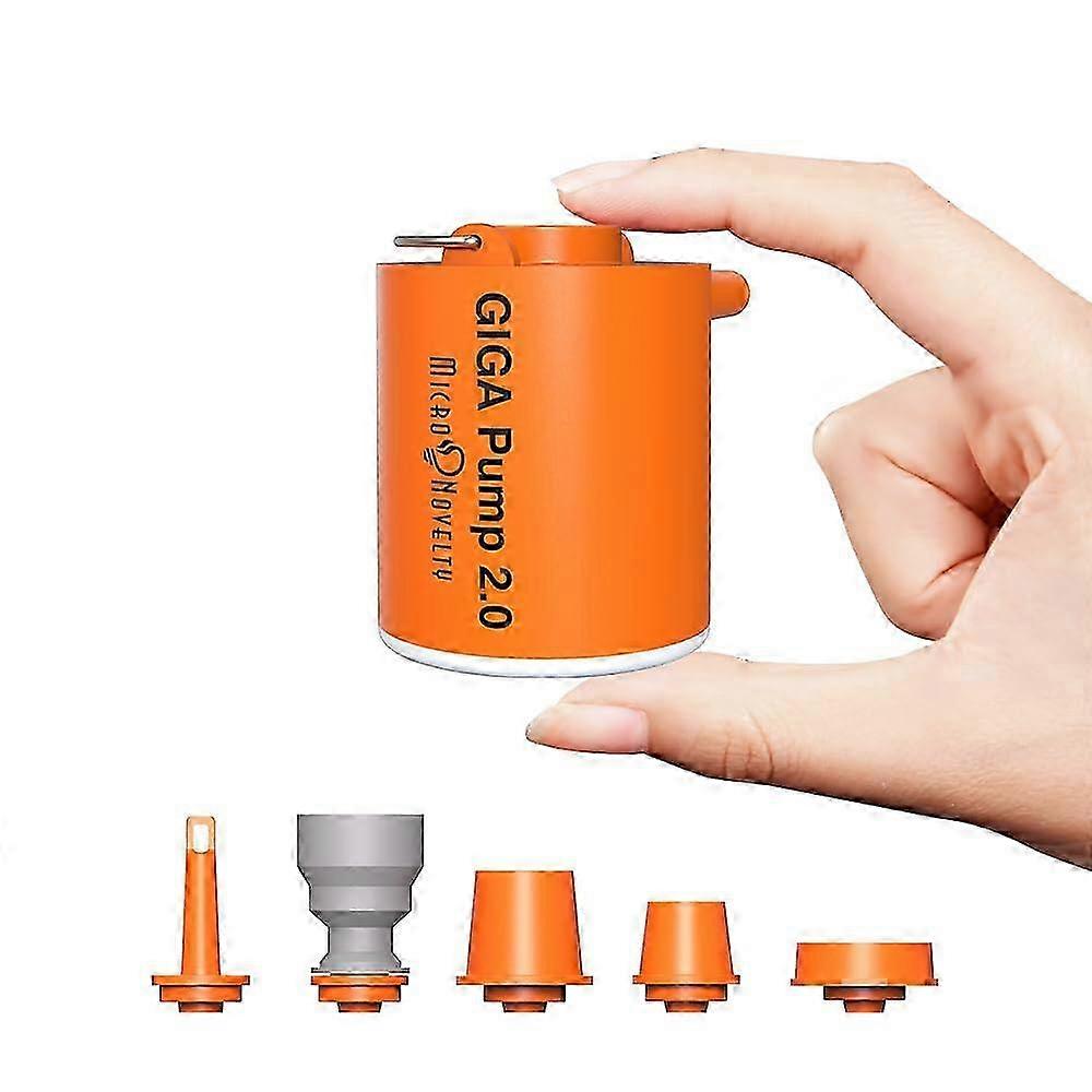 Portable Air Pump Rechargeable 2.8oz with Lantern and Vacuum Function for Camping