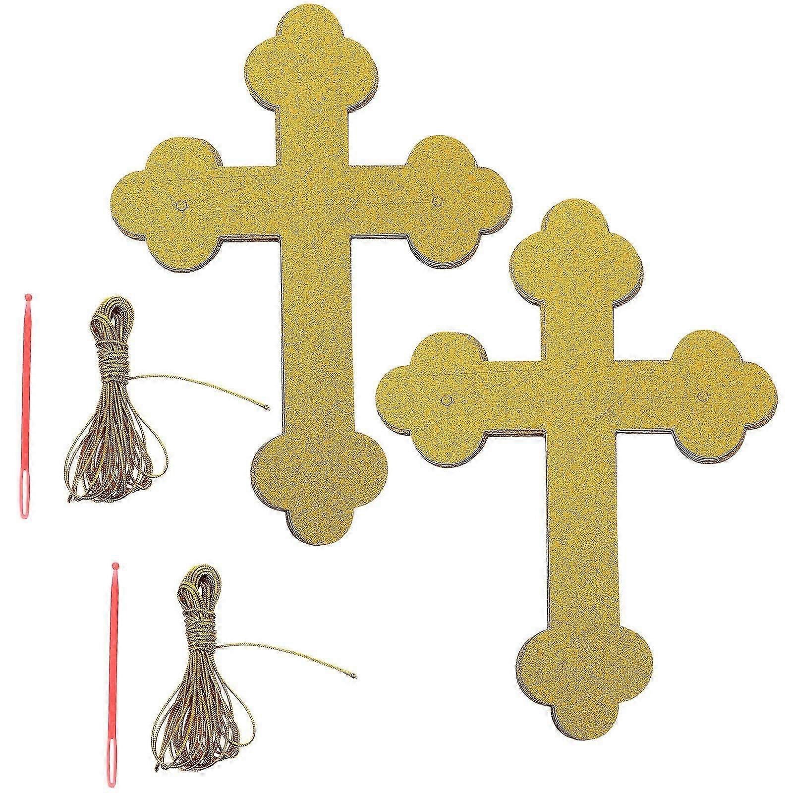 Cross Banners Paper Party Decorations 2 Pack