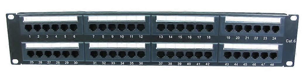 CMS Cables 48 Port Cat6 Patch Panel