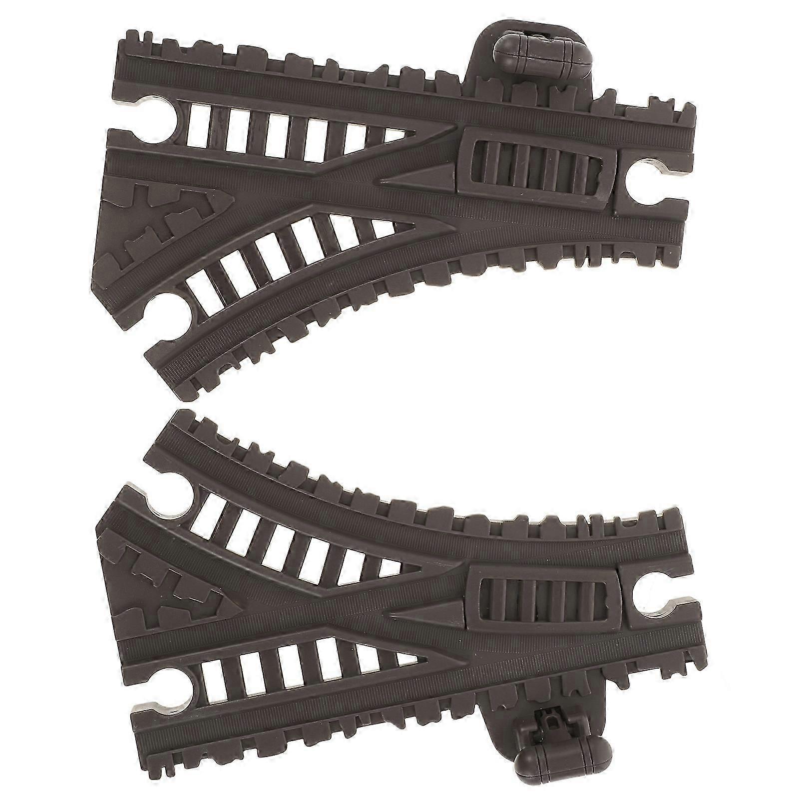 Plastic Train Track Replacement Train Track Accessory with 8Pcs for Playset