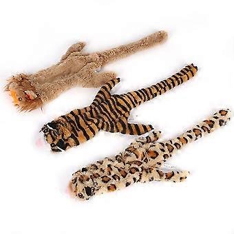 Jouets pour chiens sans rembourrage, jouets à mâcher résistants avec couineur pour animaux de compagnie
