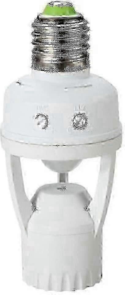 Motion Sensor Bulb Holder with E27 Security Detection Up to 60w Motion Detection