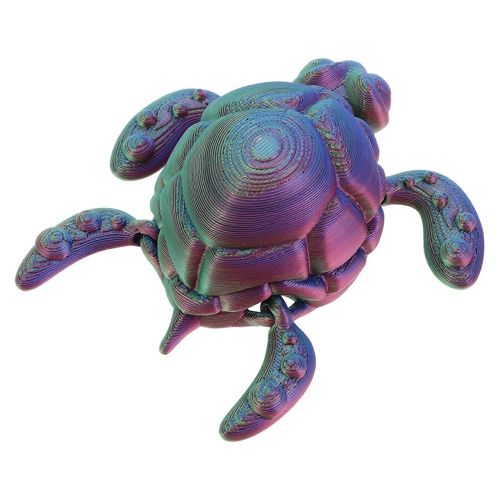 3D Printed Sea Turtle Model with Movable Joints for Realistic Simulation
