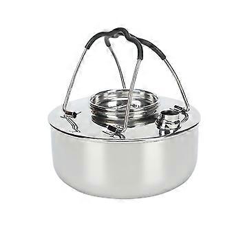Camping Kettle SS304 - Fast Heating 2.1L Outdoor Coffee & Tea Pot, Safe Hard Anodized Aluminum, Perfect for Camping