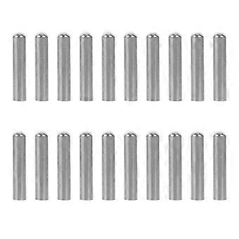 20pcs Metall Schnürsenkel Spitzen Aglets Langlebige Schuhschnürsenkel Spitzen DIY Handwerk Materialien
