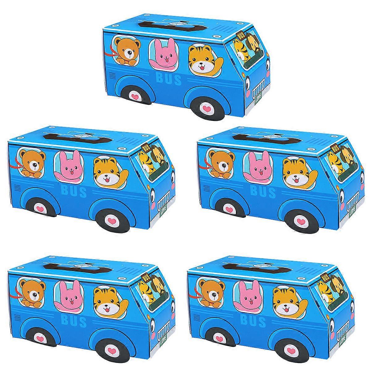 Children Candy Boxes Shaped for Storage 5Pcs