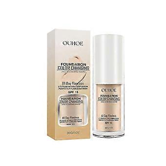 Ultra Clear Cover Liquid Foundation, Brightening Concealer, Long-Lasting, Anti-Sweat, Flawless Skin ,30g