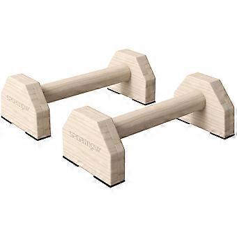 Wooden Parralletes Bars, Push Up Handles with Non-Slip Base, Calisthenics Equipment, for Home Gym, Training