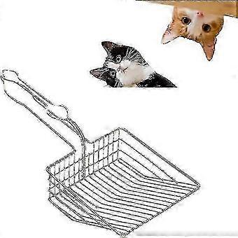 Durable Stainless Steel Cat Litter Scooper for Pets