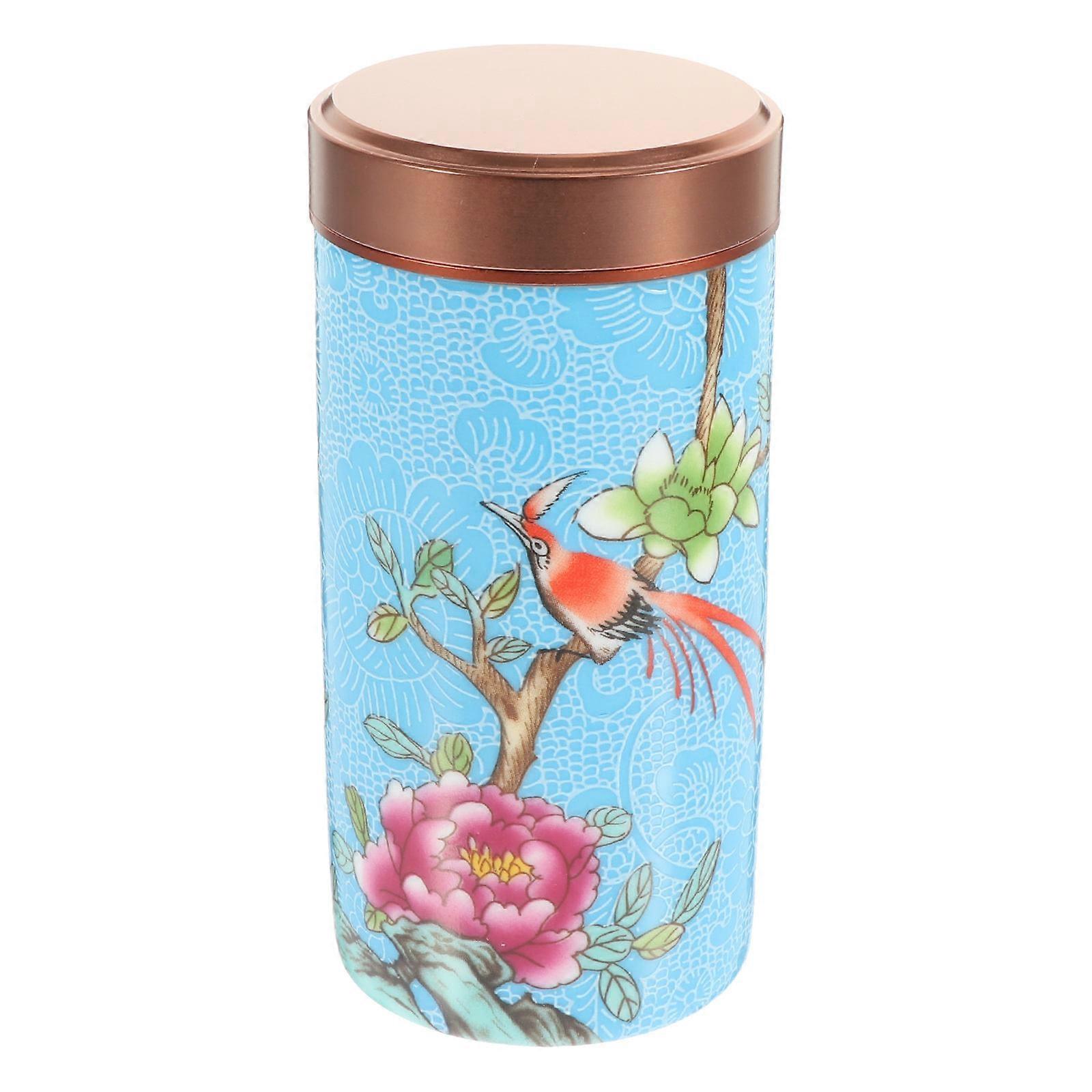 Office Mini Tea Caddy Sealed Storage Jar Practical Tea Storage Container