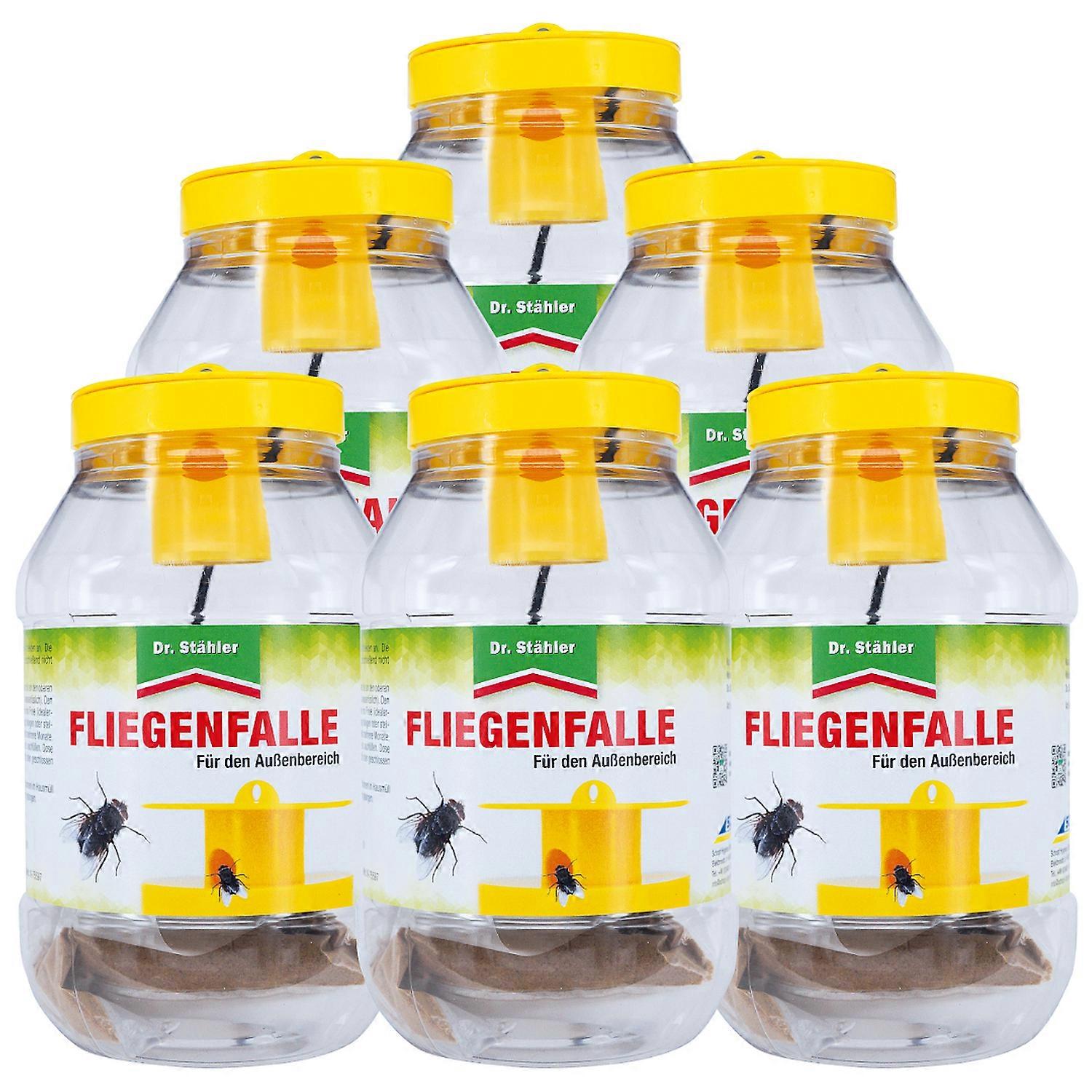 6 x DR STÄHLER flytrap för utomhusbruk