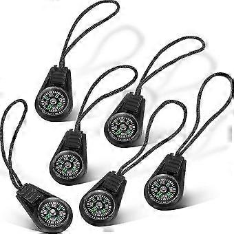 20er-Pack Mini-Überlebenskompass, Outdoor-Camping-Wander-Taschenkompass, flüssigkeitsgefüllter Mini-Kompass für Paracord-Armband, Halskette, Schlüsselanhänger