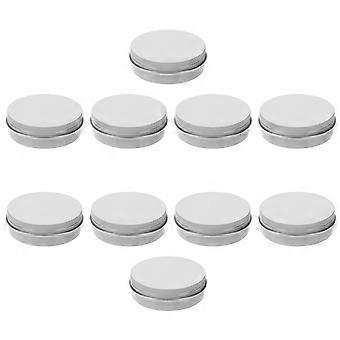 Chemical Cosmetics Aluminum Container Jars for Storage Use 20Pcs White Boxes