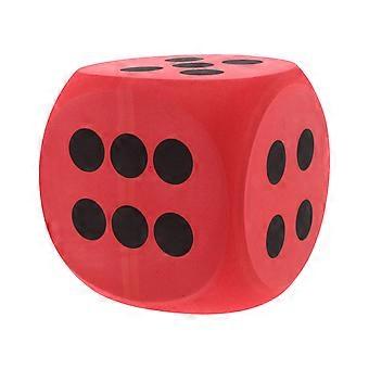 Giant Eva Foam Dice - Jumbo Rounded Edge Decorative Dice Kids Learning Toy - Soft For Events And Activities Party Game Prop 6 Inches For Board Games