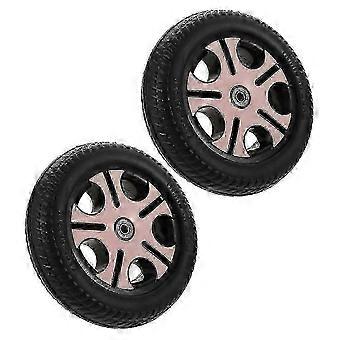 Children's Tricycle Rear Axle Wheels 2Pcs Plastic Pink Compatible with Various Brands,l,H