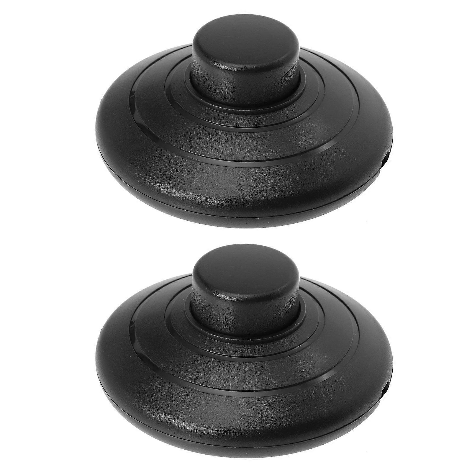2Pcs Pedal Switch Plastic Button Switch Hotel Floor Lamp Bedside Lamp Switch