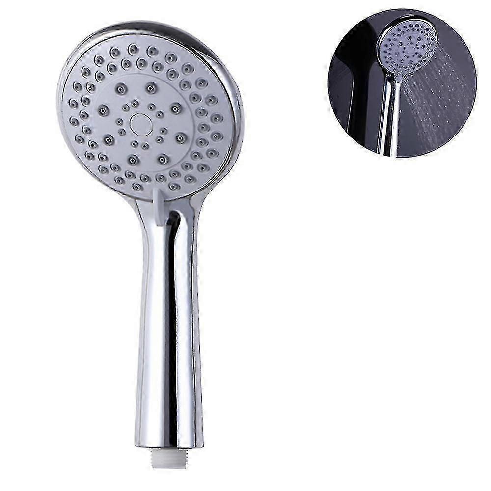 Hand Held Showerhead Chrome Face With Hose And Adjustable Bracket