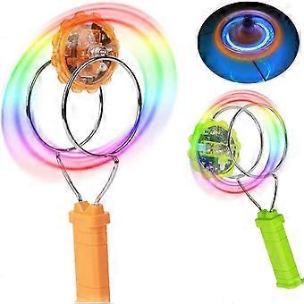 3 Sztuk Spinning Top Zabawka Spinning Top Żyroskopowe Koło Ręczne Magiczny Błyszczący Spinning Top Kolor Led, Magnetyczna Zabawka Przeciwstawiająca Grawitację Losowy Kolor