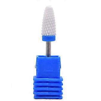 Ceramic Nail Drill Bit 3/32' Flame  Medium Grit for Acrylic Nails Precise Shaping Heat Resistant