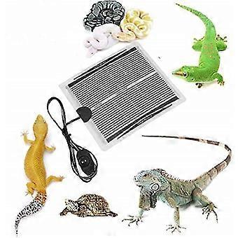 Krybdyr varmemåtter, 15W krybdyr varmepude-justerbar temperatur Terrarium varmemåtte Krybdyr skildpadde, slanger, firben, gekko, edderkop, larve - Aqu