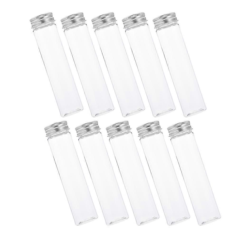20pcs Clear Test Tubes Test Vials Storage Containers Clear Storage Tubes for Testing 110ml