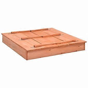 Sandpit made of fir wood, 95×90×15 cm