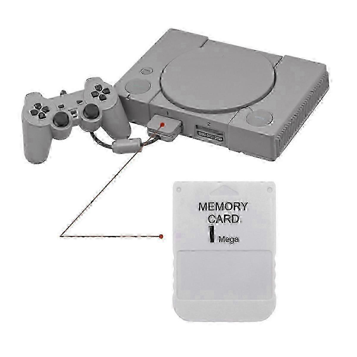 1MB Memory Card for PS1 PS One Console - Save Game Data & Progress - 1 Game Storage