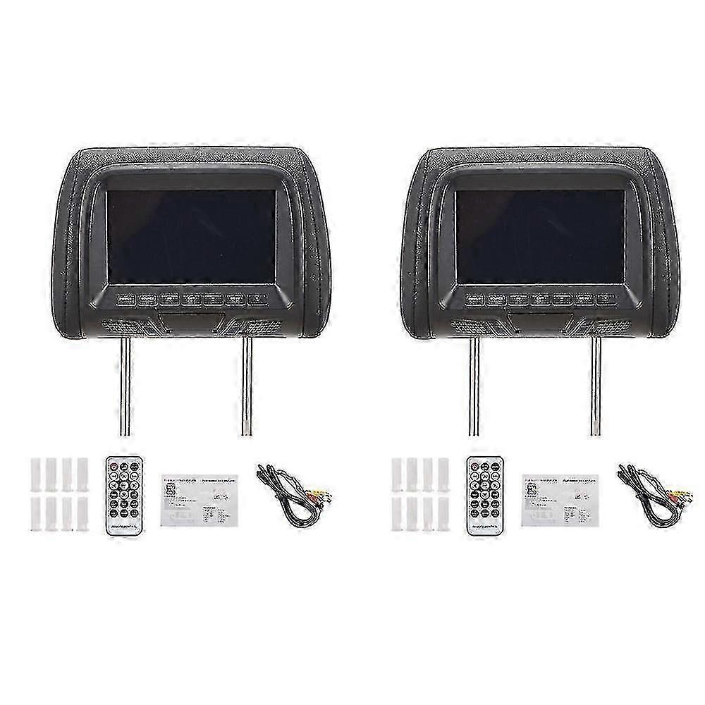 Monitor de encosto de cabeça de carro de 7 polegadas com MP5 player para configuração de tela dupla