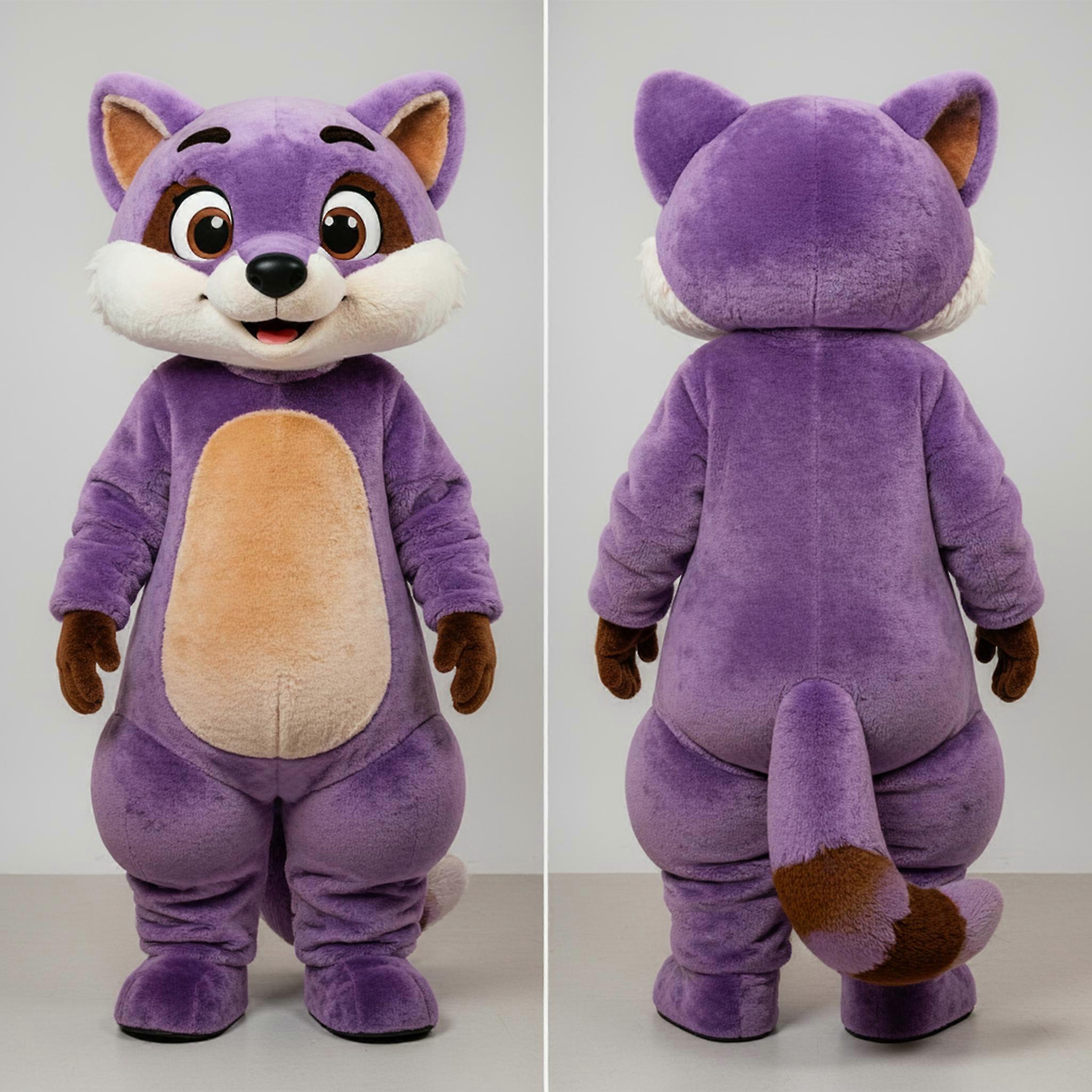 MASTICOT Lavender Velvety Marten Mascot