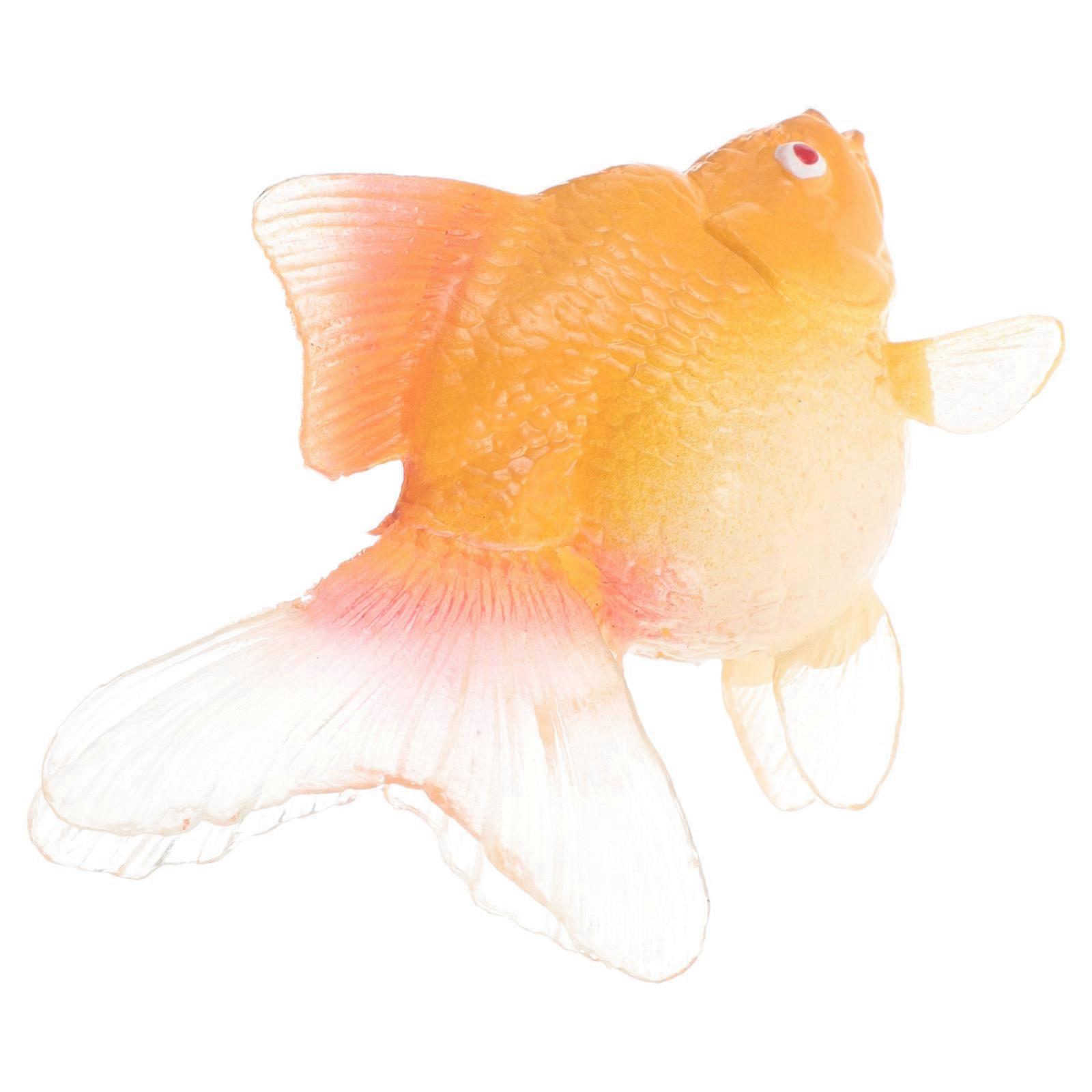 Artificial Aquarium Fish Simulation Goldfish for Decor PVC Plastic Model