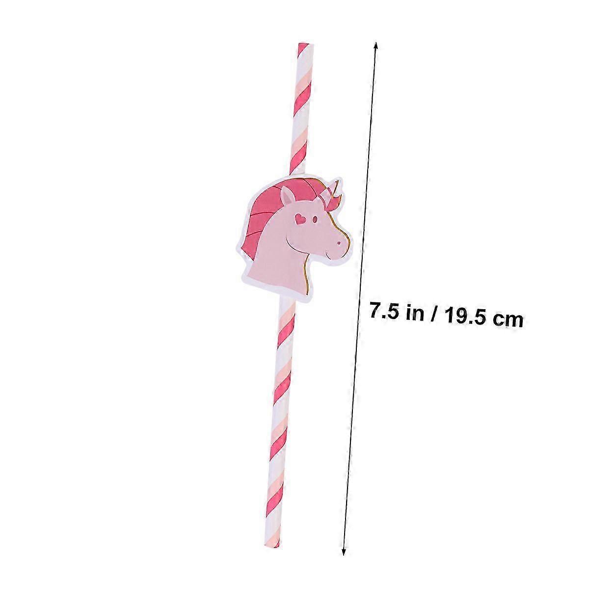 Unicorn Bicolourable Drinking for Party Use 10Pcs